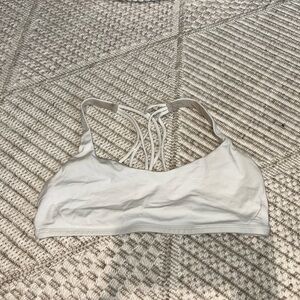 Women's LuluLemon White Strappy Bra
